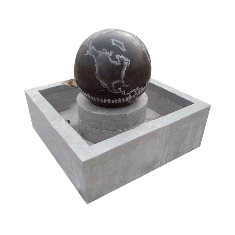 Fountain Cloch - prionsabal uainíochta liathróid Feng Shui