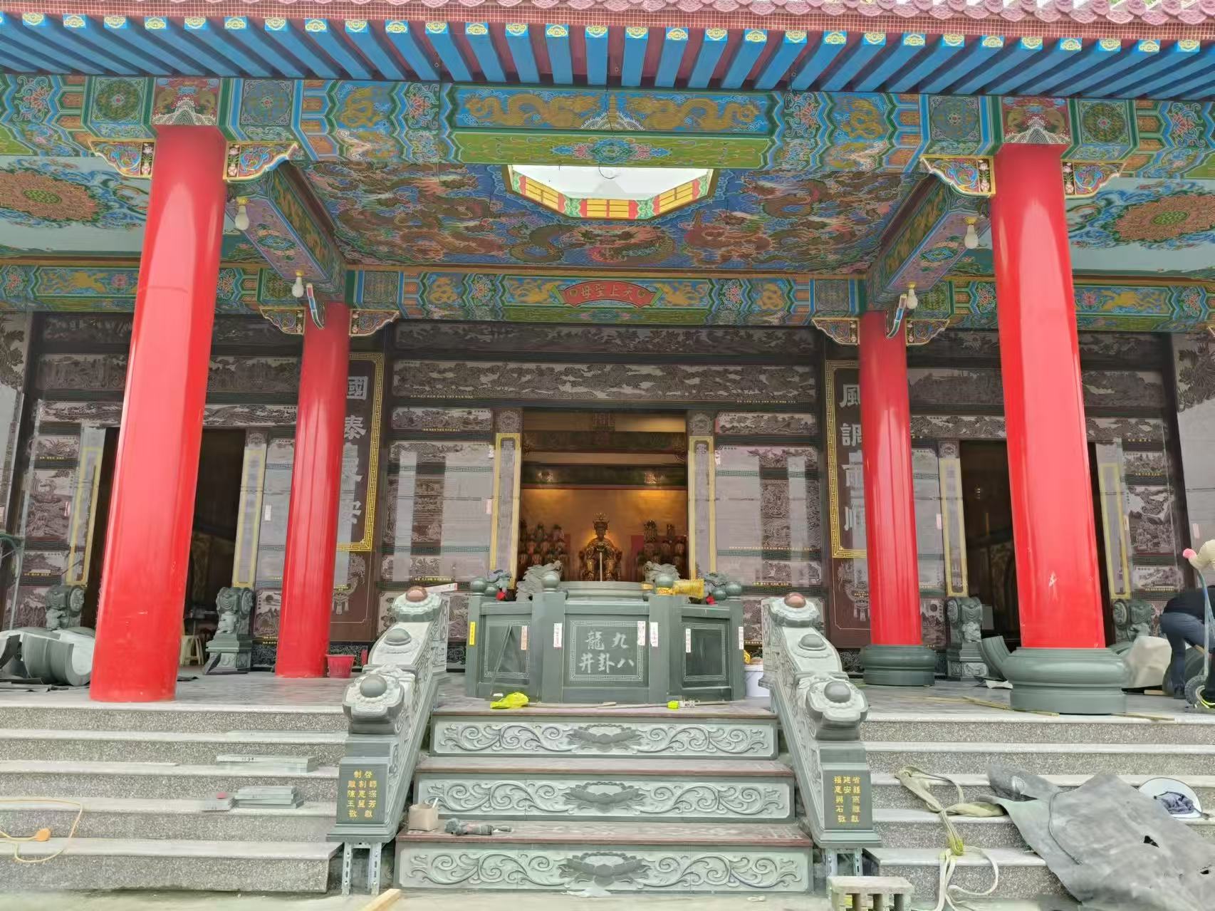 Comhlánaíonn an chuideachta tionscadal Mazu Temple, cuireann sé buíochas le bronntanas speisialta