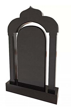 An tSín Xingyan Rúis Geata Arched Gate múnlaithe Tombstone Black Black Tombstone