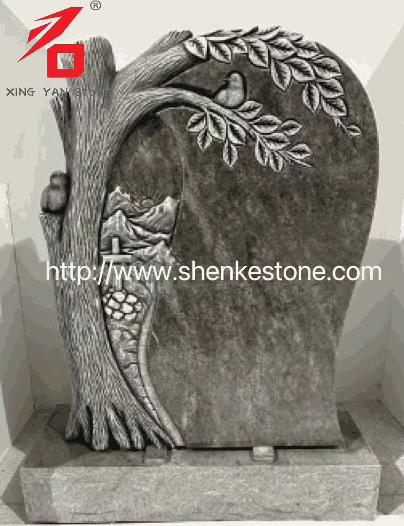 An tSín Xingyan - Scáth Snoíodóireacht Scáth Tombstone Ealaíne