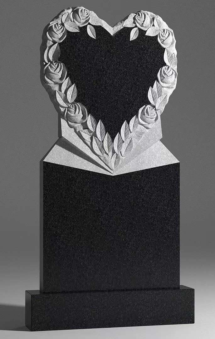 Sínis Xingyan Stíl na Rúise Rúiseach Rose Fáinne Croí Tombstone Tombstone
