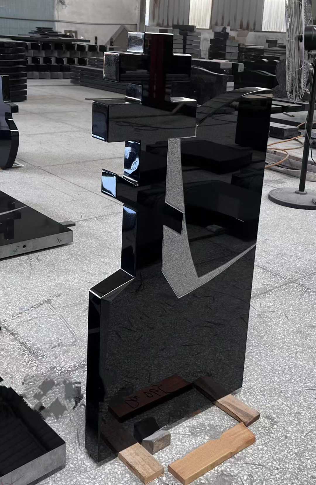 Leac uaighe Dubh Geoiméadrach Xingyan Cruthaitheach