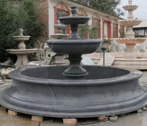 Fountain Uisce Marmair Eorpach Snoite Cloch Xingyan